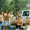 Deguair Family BBQ on the beach adjoining Mesquite forest.
